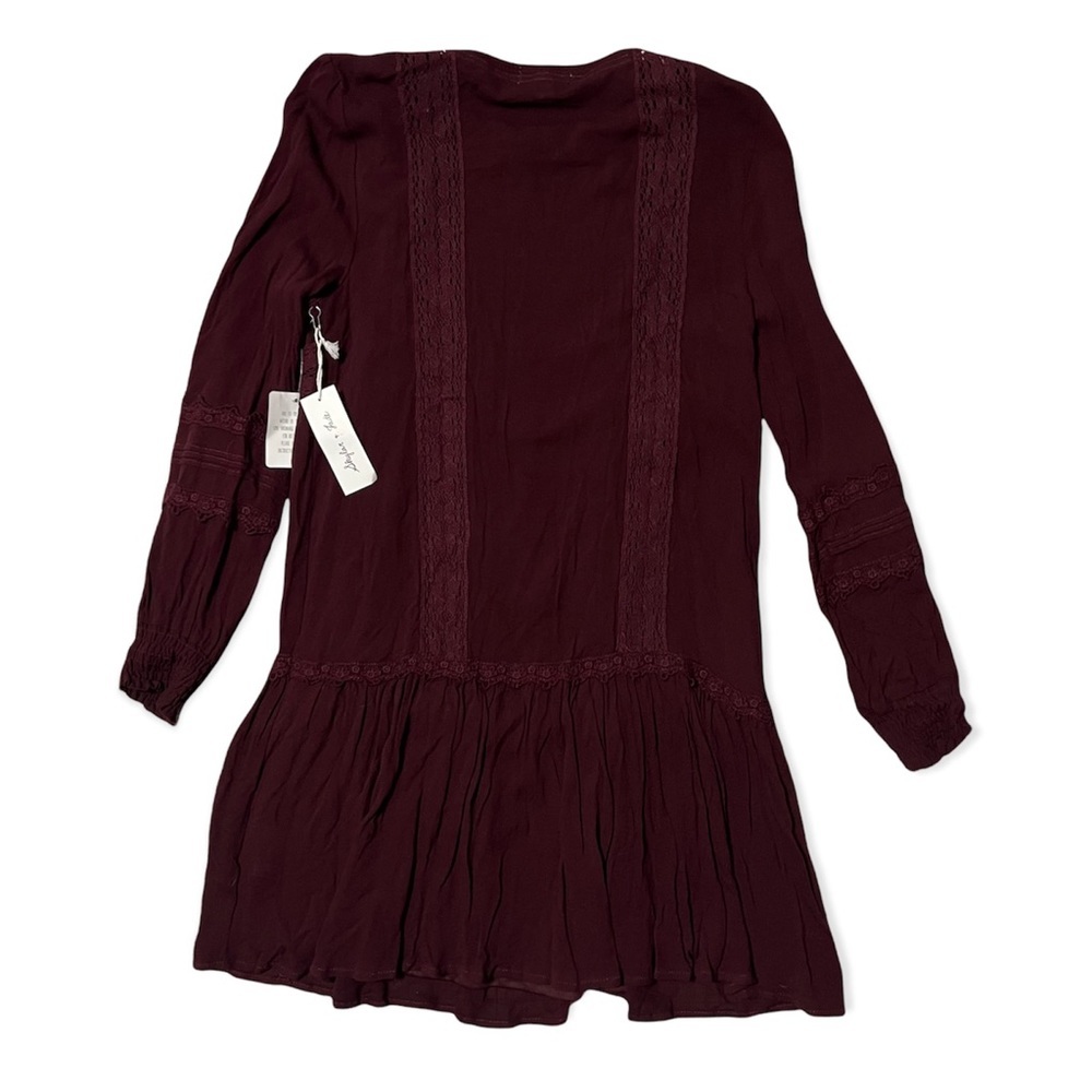 Skyler & Jade  cranberry /wine boho style dress Sz. Small • NWT - Picture 2 of 9